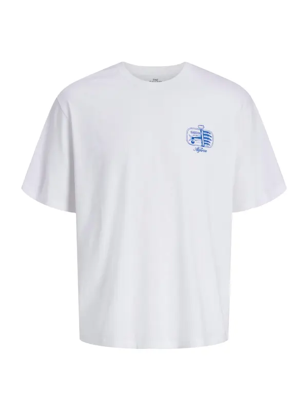 JACK & JONES JACK & JONES Majica 'JORVACATION'  plava / bijela