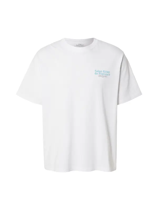 JACK & JONES JACK & JONES Majica 'JORVALLEY'  azur / svijetložuta / svijetlozelena / bijela