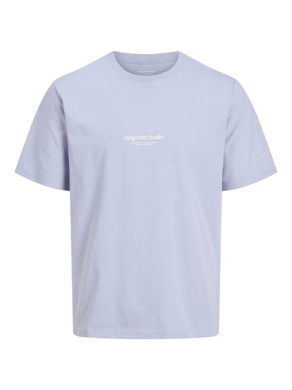 JACK & JONES JACK & JONES Majica 'JORVESTERBRO'  lila / bijela