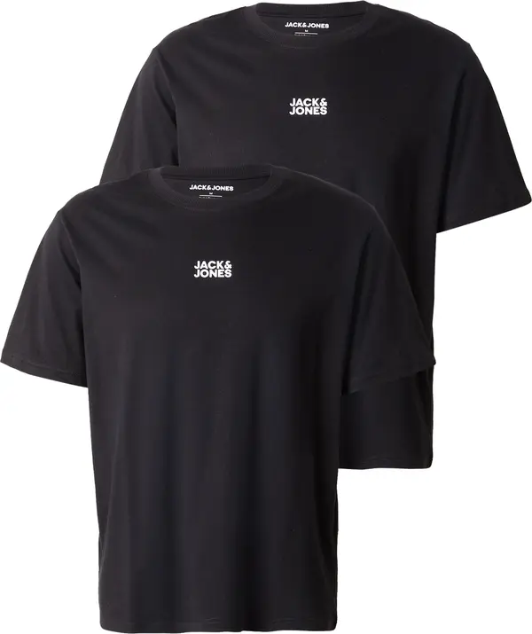 JACK & JONES JACK & JONES Majica 'JWHCLASSIC'  crna / bijela