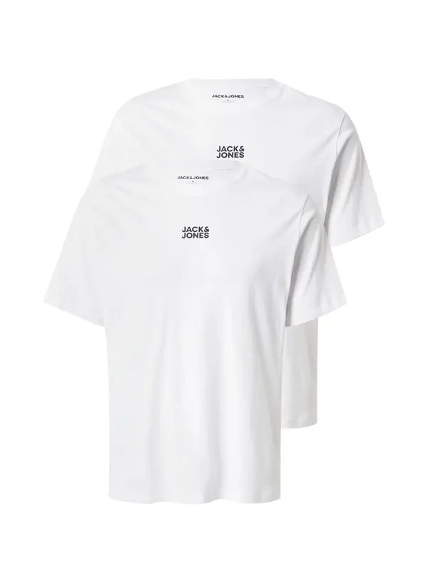 JACK & JONES JACK & JONES Majica 'JWHCLASSIC'  crna / bijela