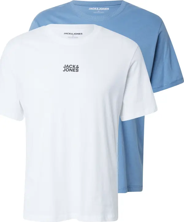 JACK & JONES JACK & JONES Majica 'JWHCLASSIC'  kraljevsko plava / bijela