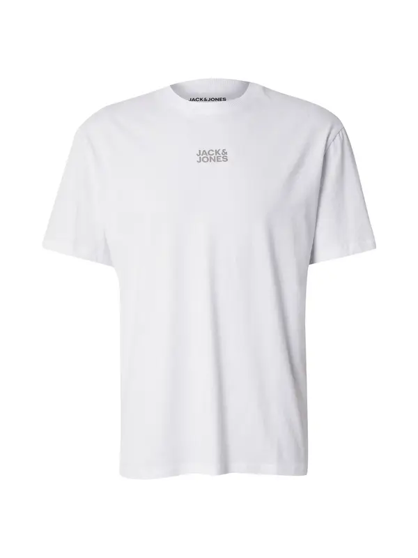JACK & JONES JACK & JONES Majica 'JWHCLASSIC'  siva / bijela