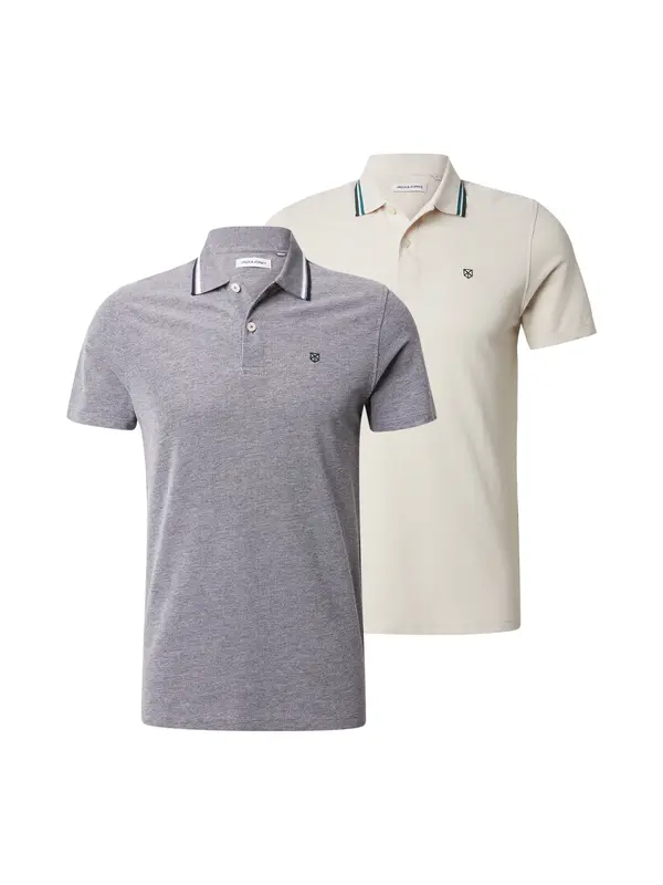 JACK & JONES JACK & JONES Majica 'JWHPAULOS'  bež / plava / bijela