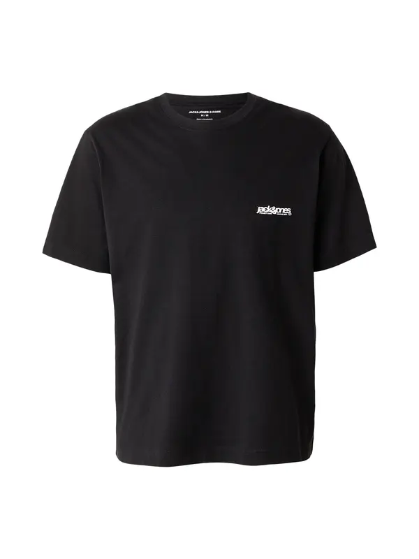 JACK & JONES JACK & JONES Majica 'JWHUNION'  crna / bijela