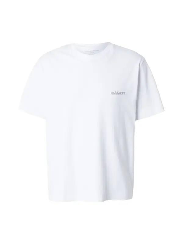 JACK & JONES JACK & JONES Majica 'JWHUNION'  taupe siva / bijela