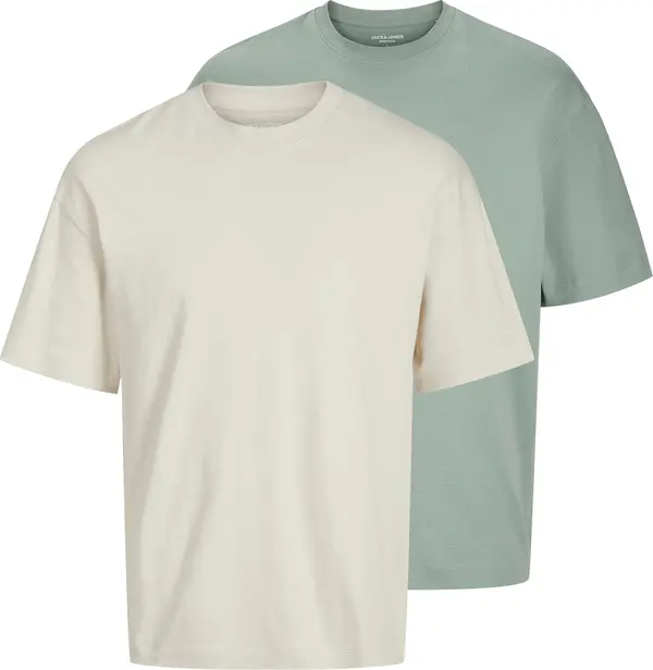 JACK & JONES JACK & JONES Majica 'JWHURBAN EDGE'  bež / zelena