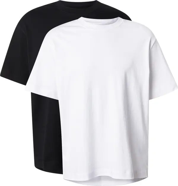 JACK & JONES JACK & JONES Majica 'JWHURBAN EDGE'  crna / bijela