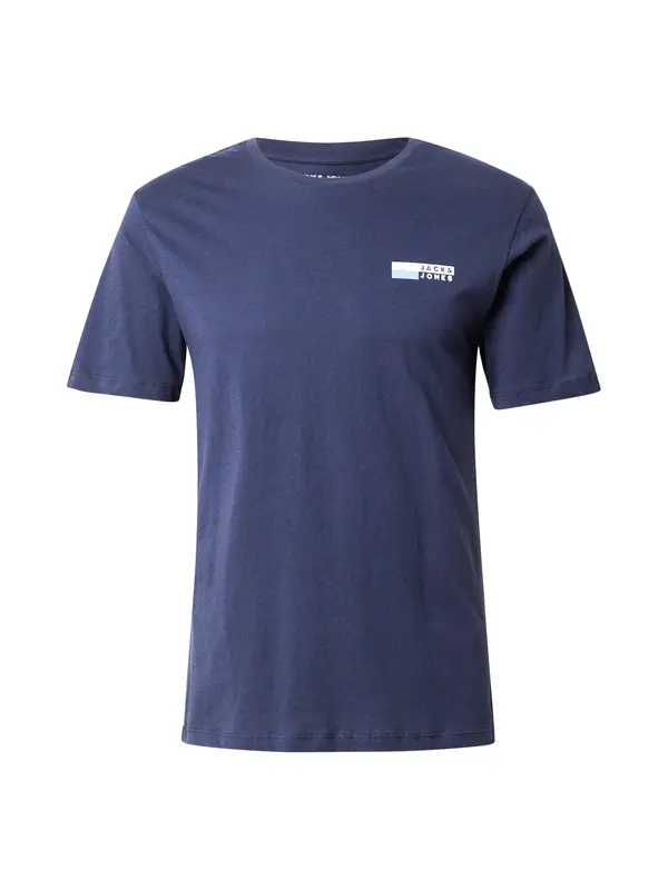 JACK & JONES JACK & JONES Majica 'JWHVESTERBRO'  svijetloplava / tamno plava / bijela