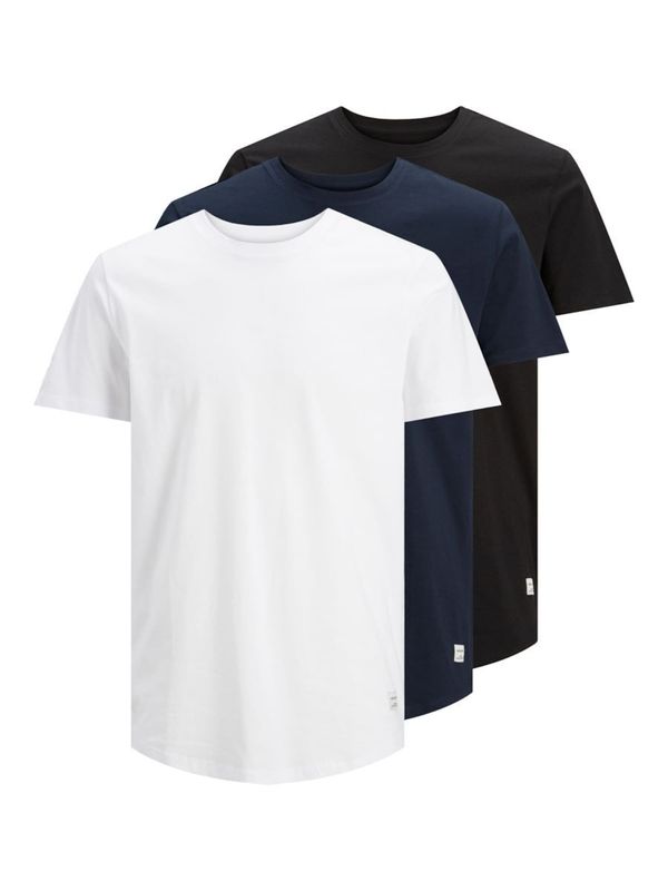 JACK & JONES JACK & JONES Majica 'Noa'  morsko plava / crna / bijela