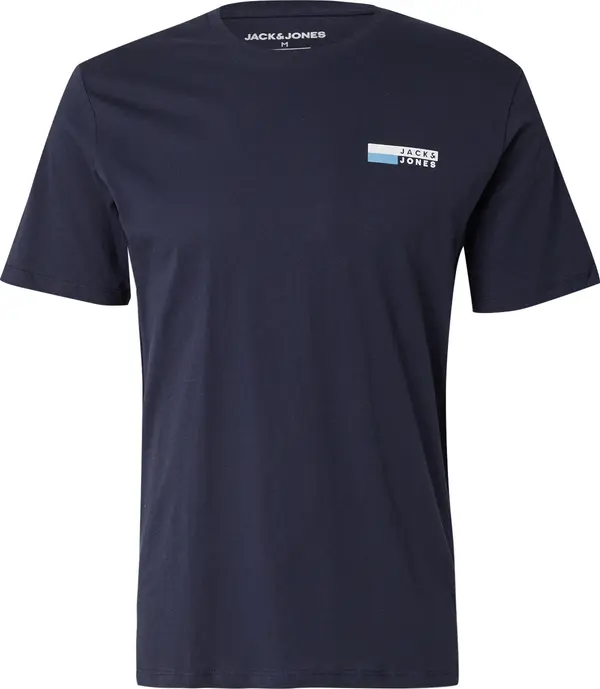 JACK & JONES JACK & JONES Majica  noćno plava / svijetloplava / bijela
