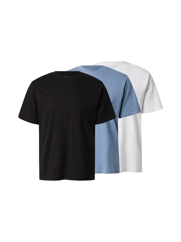 JACK & JONES JACK & JONES Majica  opal / crna / bijela