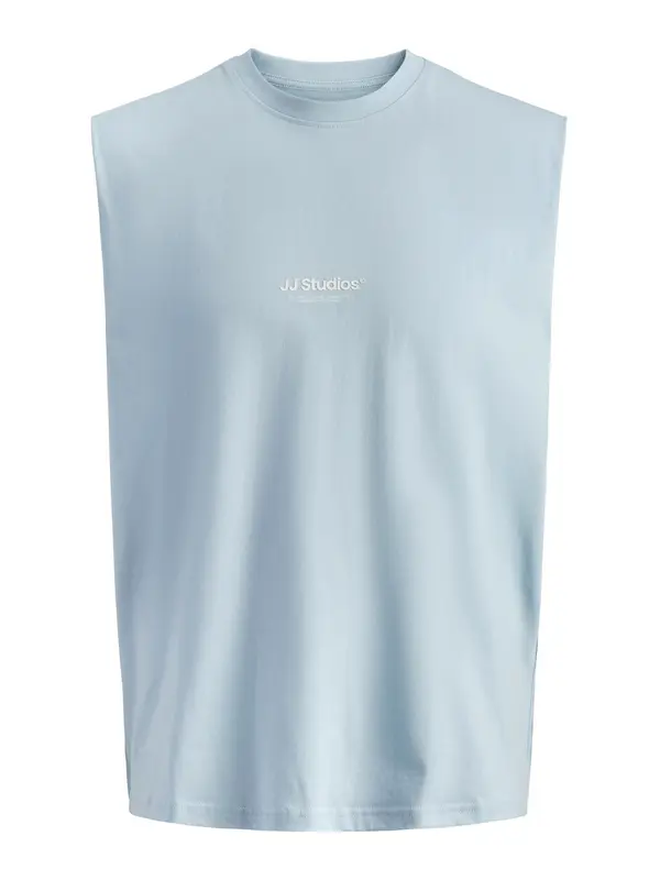 JACK & JONES JACK & JONES Majica  pastelno plava / bijela