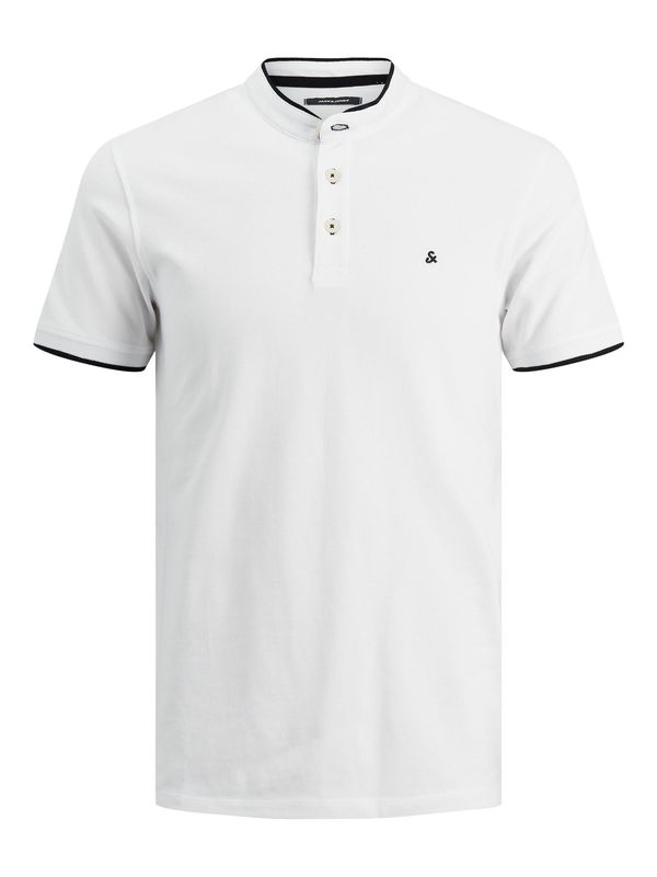 JACK & JONES JACK & JONES Majica 'Paulos'  crna / prljavo bijela