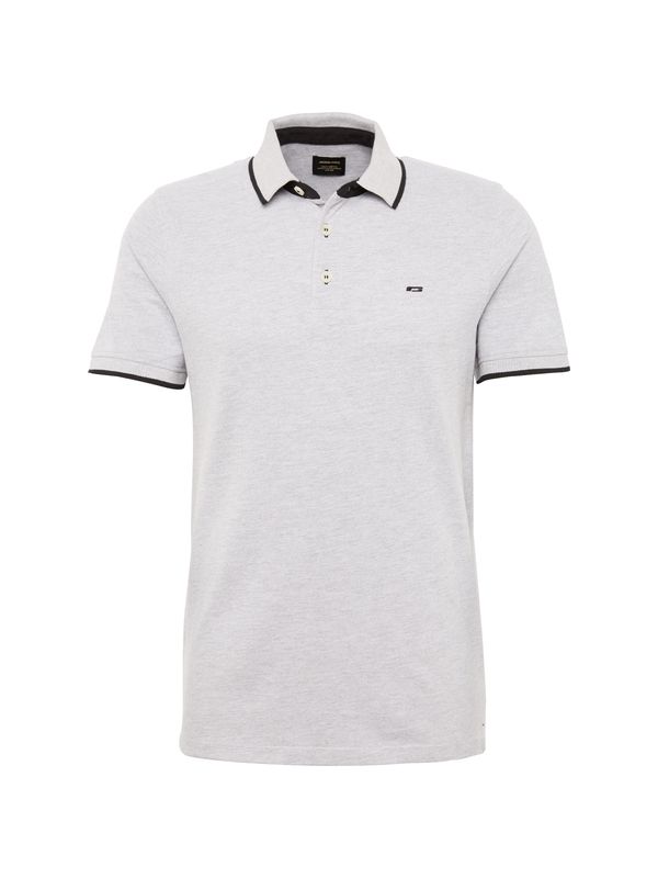 JACK & JONES JACK & JONES Majica 'Paulos'  svijetlosiva / crna