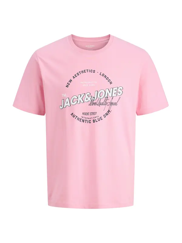 JACK & JONES JACK & JONES Majica  roza / crna / bijela