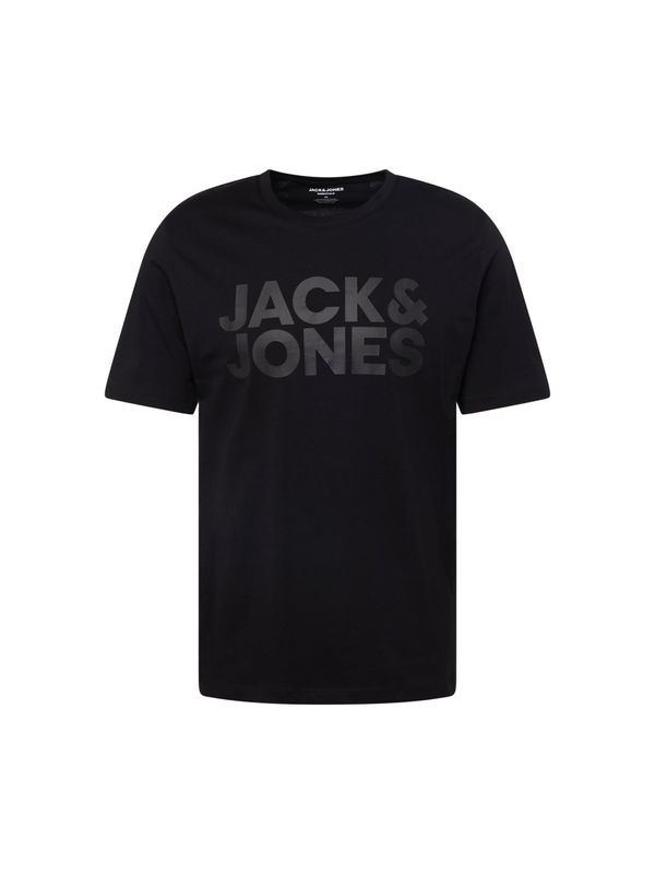 JACK & JONES JACK & JONES Majica  siva / crna