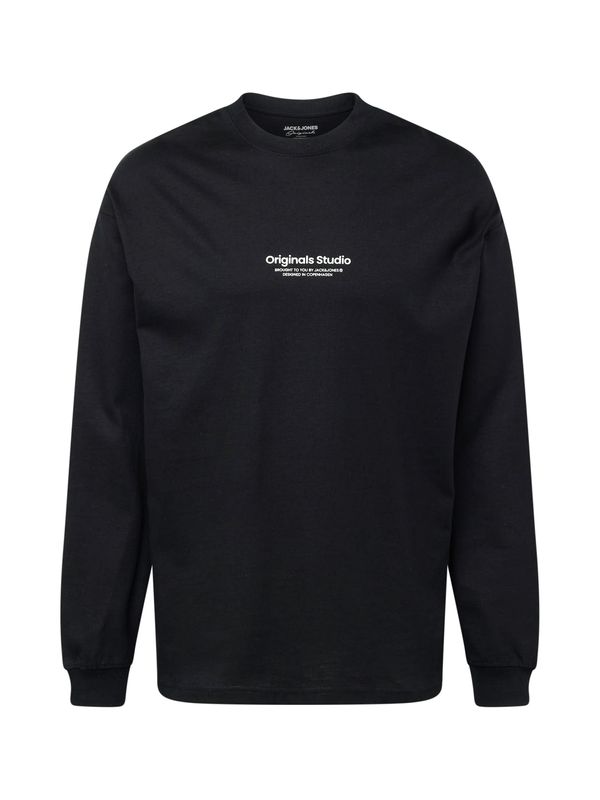 JACK & JONES JACK & JONES Majica 'Vesterbro'  crna / bijela