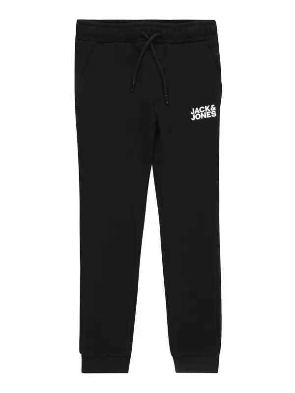 JACK & JONES MINI JACK & JONES MINI Hlače 'Gordon'  crna / bijela