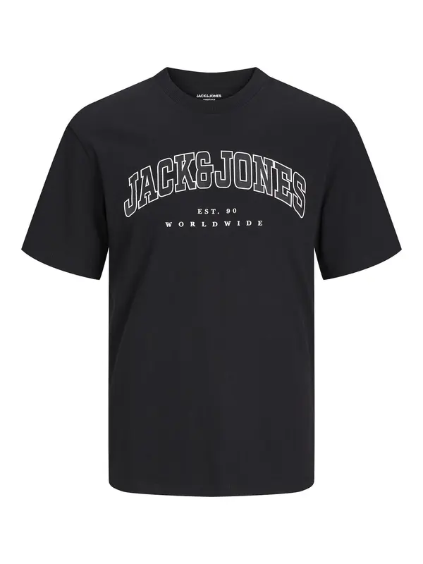 JACK & JONES MINI JACK & JONES MINI Majica 'JJECALEB'  crna / bijela