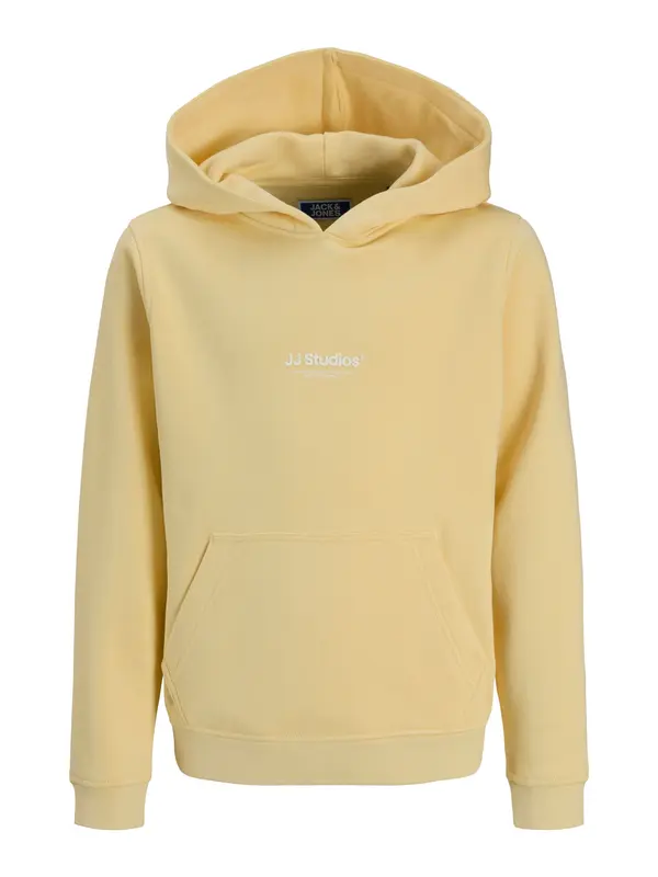 JACK & JONES MINI JACK & JONES MINI Sweater majica 'JJESOHO'  svijetložuta / bijela