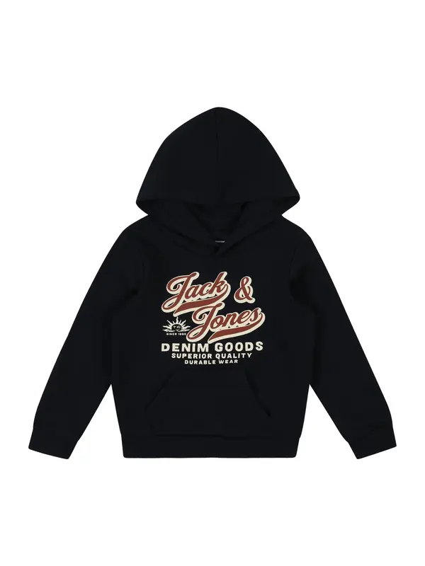 JACK & JONES MINI JACK & JONES MINI Sweater majica  tamno plava / pastelno žuta / tamno narančasta