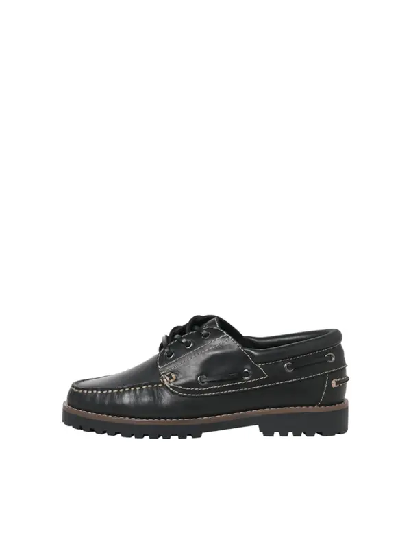 JACK & JONES JACK & JONES Mokasinke 'JFWBROOKLYN'  crna