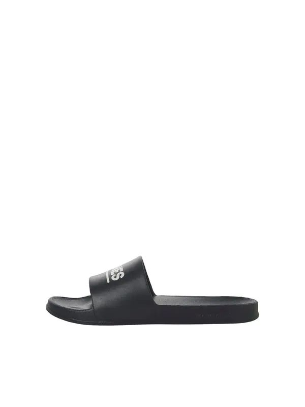 JACK & JONES JACK & JONES Natikače s potpeticom 'JFWOLLIE'  crna / bijela