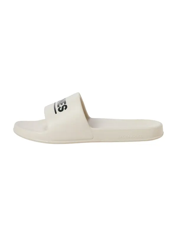JACK & JONES JACK & JONES Natikače s potpeticom 'JFWOLLIE'  sivkasto bež / crna