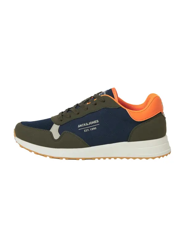 JACK & JONES JACK & JONES Niske tenisice 'JFWBEECH'  tamno plava / svijetlosiva / maslinasta / svijetlonarančasta
