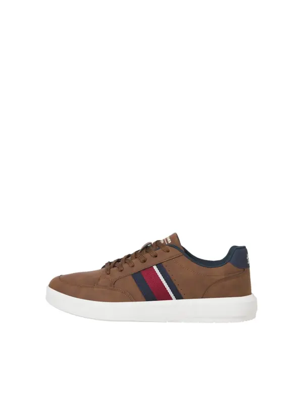 JACK & JONES JACK & JONES Niske tenisice 'JFWJOHNSON'  mornarsko plava / konjak / tamno crvena / bijela