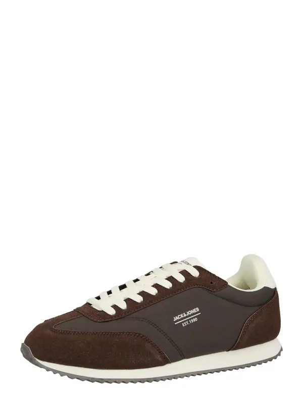 JACK & JONES JACK & JONES Niske tenisice 'JFWRETRO RUNNER'  smeđa / bijela