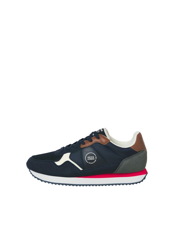 JACK & JONES JACK & JONES Niske tenisice 'JFWROBIN'  mornarsko plava / smeđa / bijela
