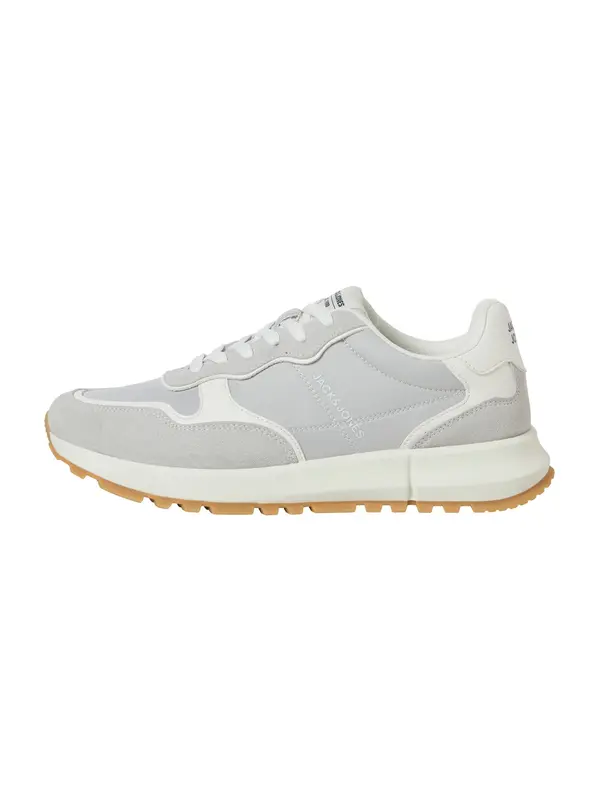 JACK & JONES JACK & JONES Niske tenisice 'JFWRomano'  svijetlosiva / bijela