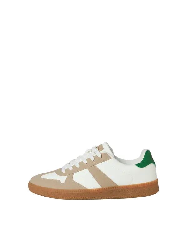 JACK & JONES JACK & JONES Niske tenisice 'JFWVALENCIA'  svijetlosmeđa / zelena / bijela