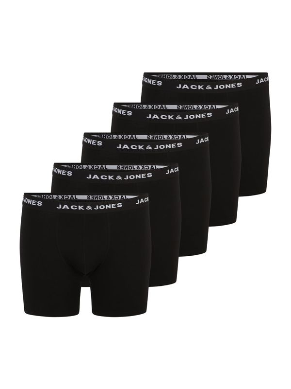 Jack & Jones Plus Jack & Jones Plus Bokserice 'Huey'  crna / bijela