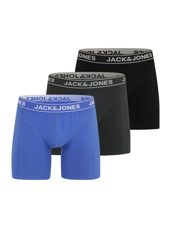 Jack & Jones Plus Jack & Jones Plus Bokserice 'JACBLACK FRIDAY'  kraljevsko plava / tamno zelena / crna / bijela