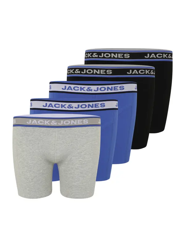 Jack & Jones Plus Jack & Jones Plus Bokserice 'JACCHRISTIAN'  plava / siva / crna