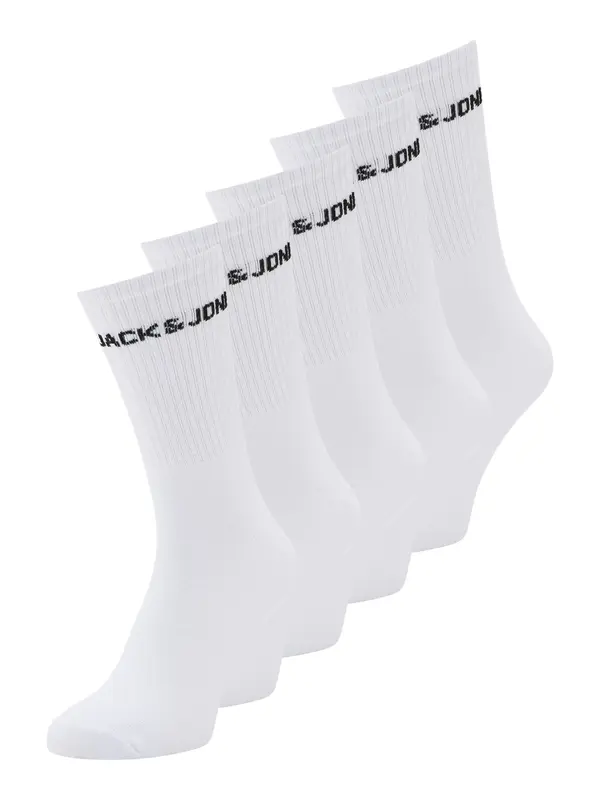 Jack & Jones Plus Jack & Jones Plus Čarape  crna / bijela