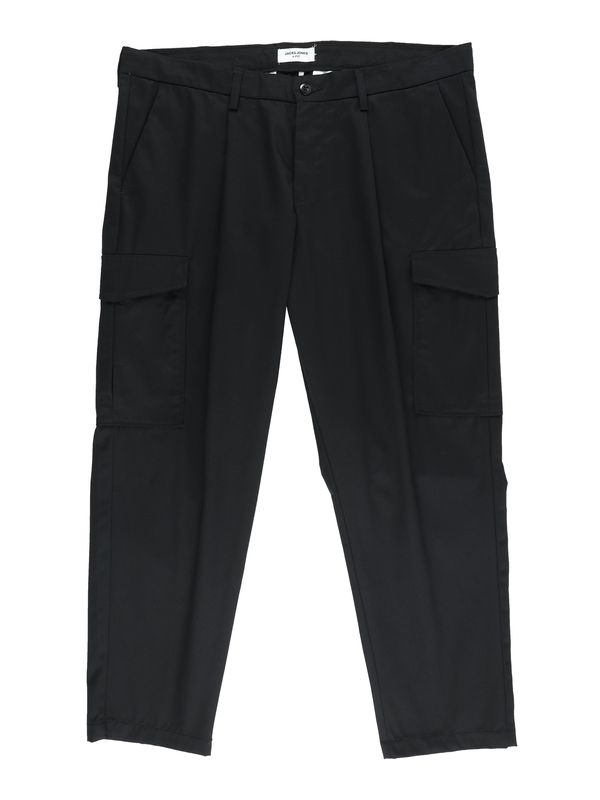Jack & Jones Plus Jack & Jones Plus Cargo hlače 'Bill Clean'  crna