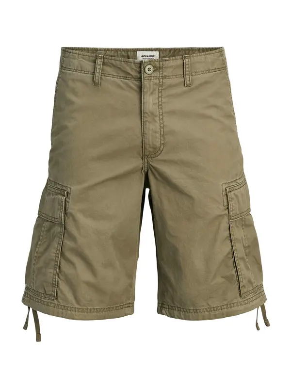 Jack & Jones Plus Jack & Jones Plus Cargo hlače 'JPSTCole Frank'  maslinasta
