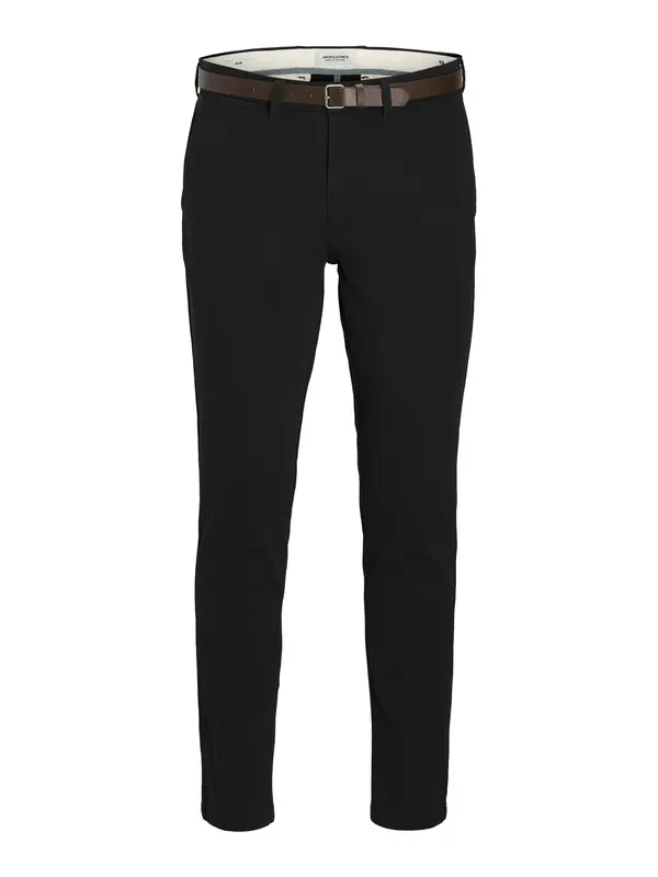 Jack & Jones Plus Jack & Jones Plus Chino hlače 'JPSTMARCO ADAM'  crna