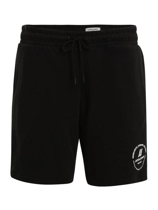 Jack & Jones Plus Jack & Jones Plus Hlače  crna / bijela