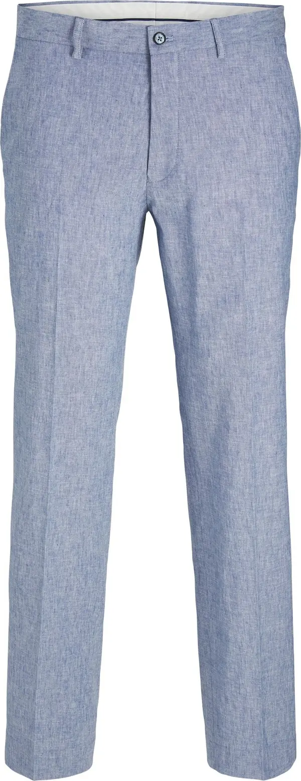 Jack & Jones Plus Jack & Jones Plus Hlače s naborima  plava melange