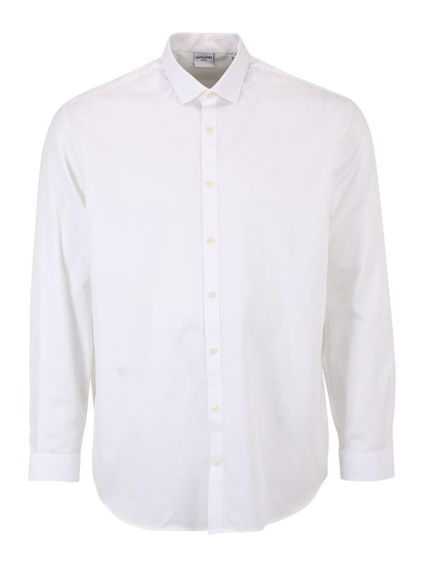 Jack & Jones Plus Jack & Jones Plus Košulja 'Blacardiff'  bijela