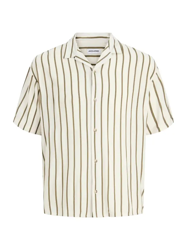 Jack & Jones Plus Jack & Jones Plus Košulja 'JJEJeff'  boja pijeska / maslinasta
