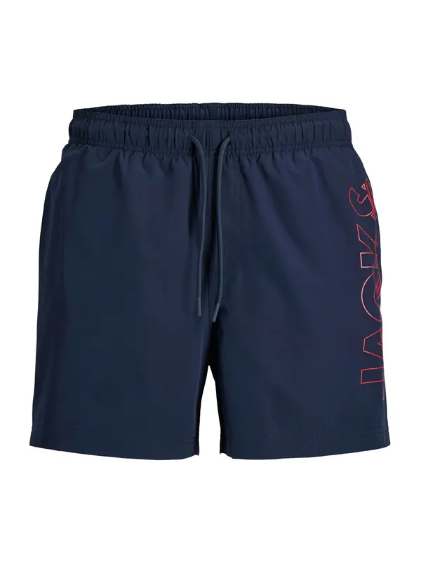 Jack & Jones Plus Jack & Jones Plus Kupaće hlače 'JPSTMaui'  mornarsko plava / tamno crvena