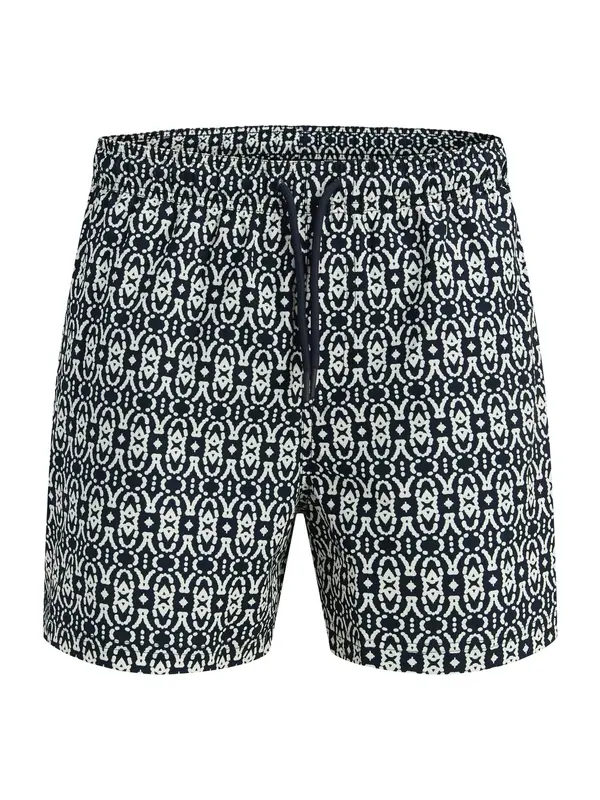 Jack & Jones Plus Jack & Jones Plus Kupaće hlače 'JPSTMAUI'  noćno plava / bijela