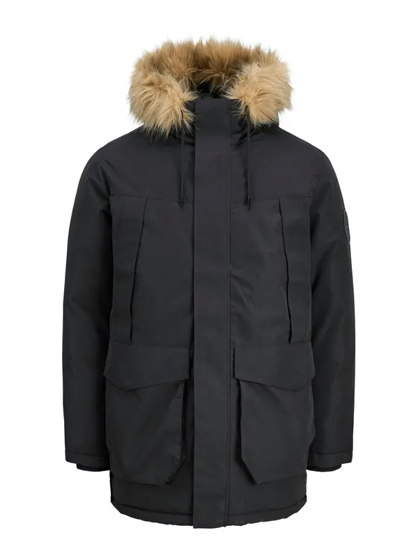 Jack & Jones Plus Jack & Jones Plus Lagana parka 'JJCAMP'  crna