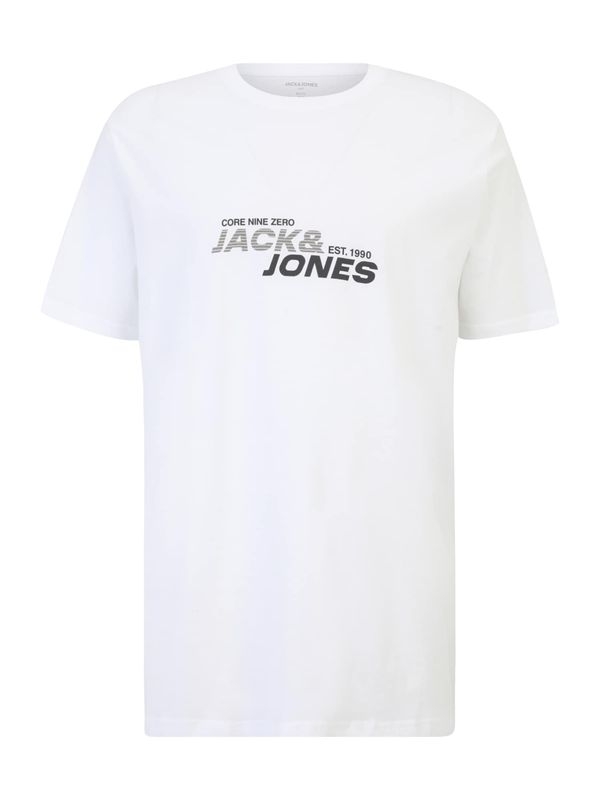Jack & Jones Plus Jack & Jones Plus Majica 'JCOTARMAC'  siva / crna / bijela